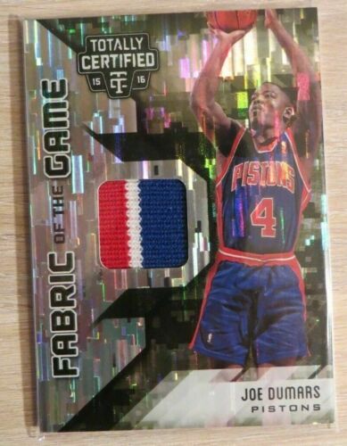 🔥 2015-16 Totally Certified Fabric of the Game Materials Camo #JD Joe Dumars/25 - Picture 1 of 1