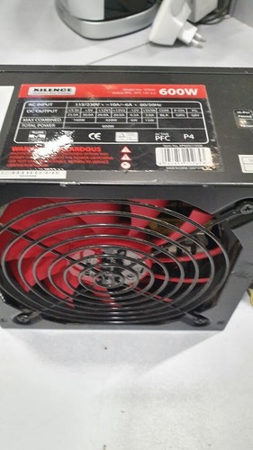 Xilence XP600 600W Power Supply Black Used Working Without Power Cord - 第 4/7 張圖片