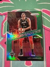 2021 Panini WNBA Prizm Dominance #15 Liz Cambage GREEN Aces