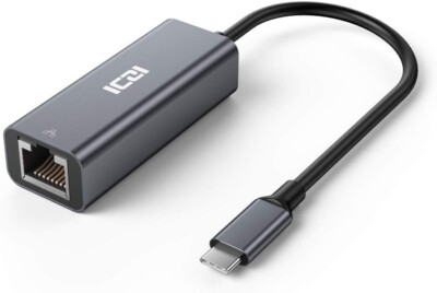 Ethernet Adapter USB-C 3.1 Gigabit LAN RJ45 1000Mbps Network for PC Mac Android