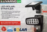 Led Solar AußEn Leuchte Wand Strahler Spot Terrasse Garten Lampe Bewegungsmelder
