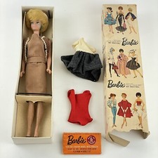 Vintage Boxed Barbie Teen Age Fashion Model Platinum Bubble Cut 850 Mattel