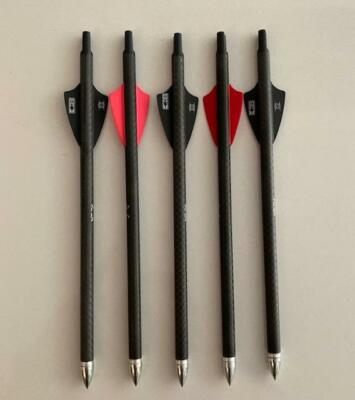 5 Carbonbolzen 7,5'' für COBRA RX / ADDER by Baale 3k plain Carbon BULLET-Spitze