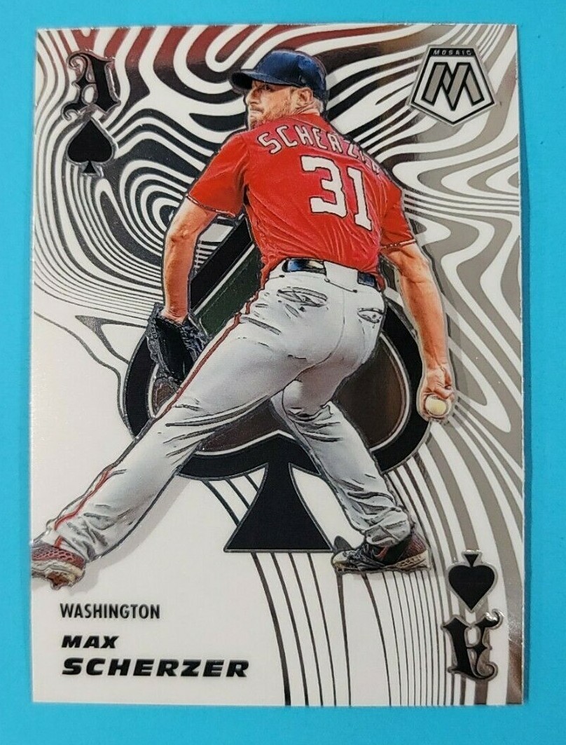 2021 Panini Mosaic Aces #ACE9 Max Scherzer Washington Nationals | eBay