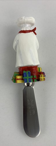 Gourmet Chef Dip Bowl & Spreader Jennifer Brinley #4052 Handpainted Ceramic New - Picture 9 of 12