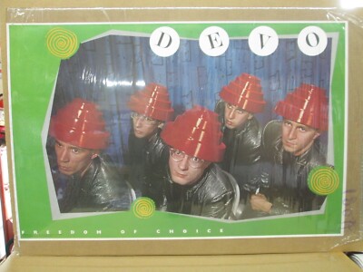 DEVO NEW WAVE VINTAGE POSTER BAR GARAGE MAN CAVE 1980 FREEDOM OF CHOICE CNG2941