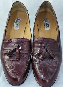 bally burgundy shoes