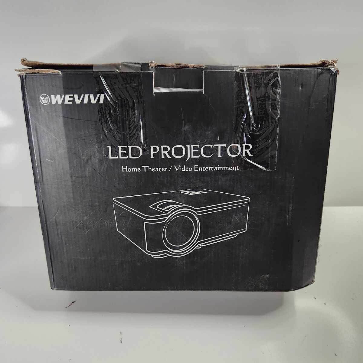 お買い得商店街 Wevivi W6 Home Movie Video WiFi Mini LED Projector Portable ジャケット・ブルゾン