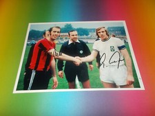 Günter Netzer + Tasso Wild DFB signed autograph on 20x28 photo