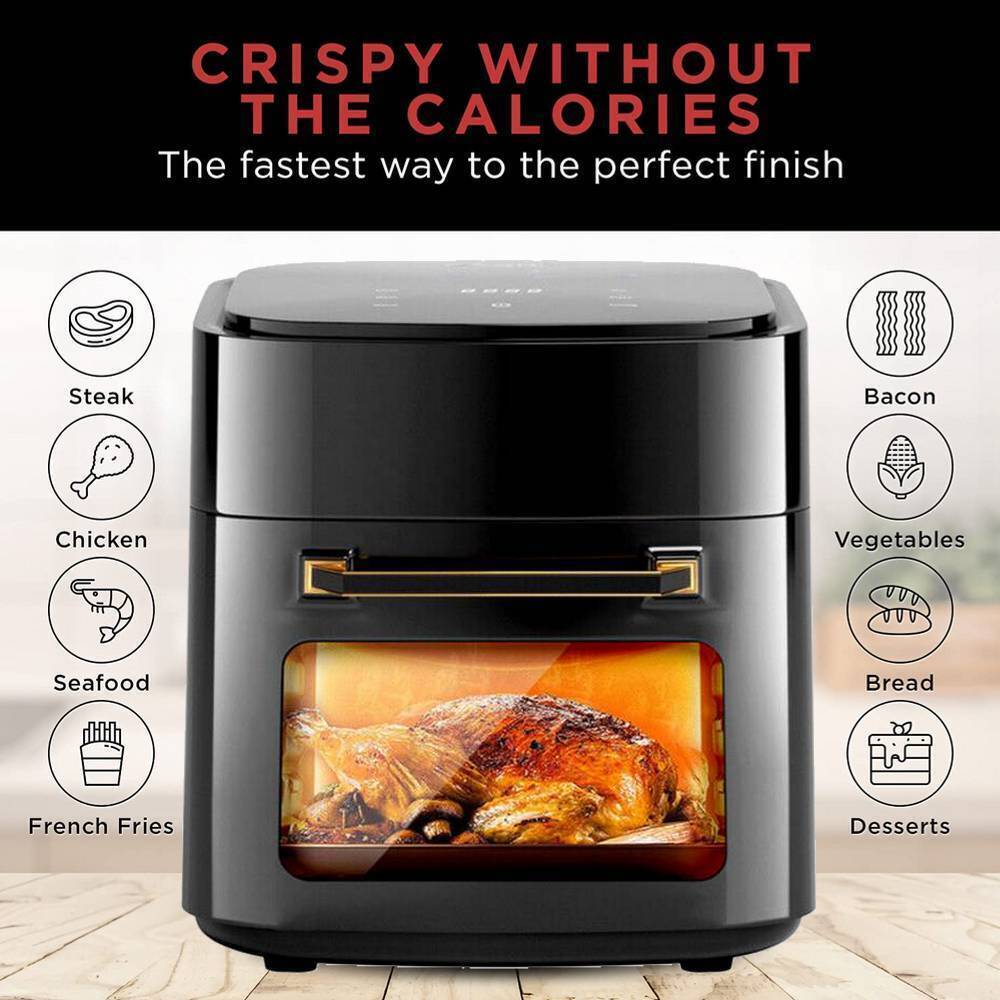 Air Fryer 15L Digital Kitchen Oven Oil Free Low Fat Healthy Frying