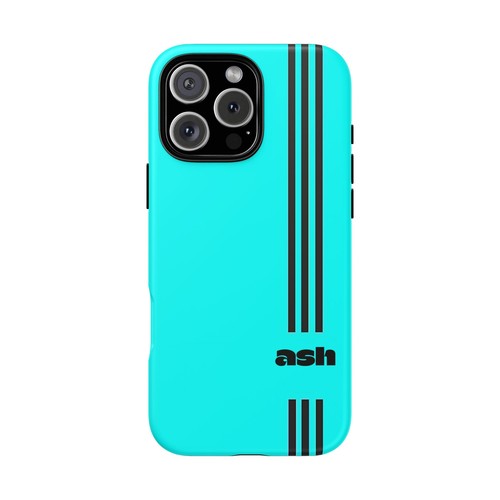 Monogram Tough Phone Cases Customizable, Teal Durable Cover, Gift Idea - 第 16/271 張圖片