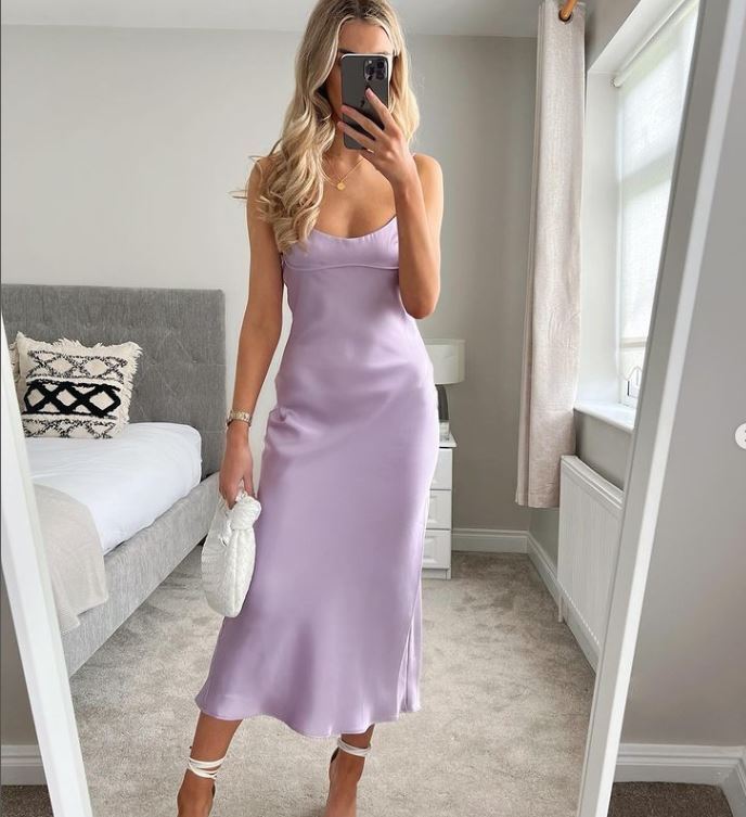ZARA BNWT NEW. LILAC MIDI SATIN SLIP CAMISOLE DRESS ZARA BNWT NEW. LILAC MIDI SATIN SLIP CAMISOLE DRESS