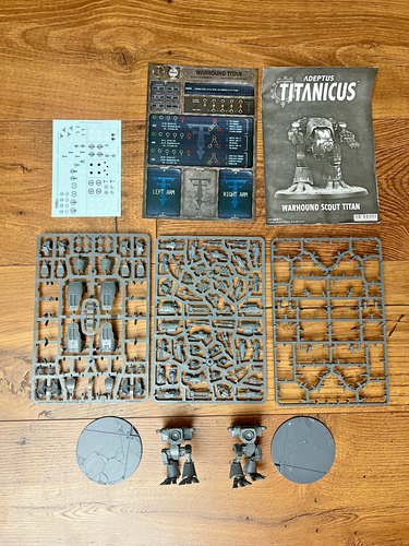Legions Imperialis - Titans Warhound Avec Griffes Ursus / Lances Melta - Warhammer 30k