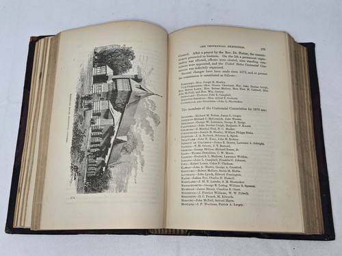 ANTIQUE 1876 ILLUSTRATED HISTORY OF CENTENNIAL EXHIBITION JAMES D. MCCABE BOOK - Picture 12 of 13