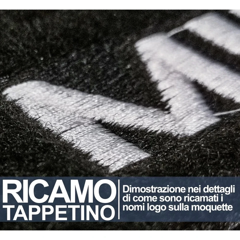 Tappetini auto in moquette con strappi compatibili con MITO - Immagine 3 di 4