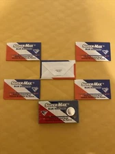 5 Double Edge Razor Blades, Super-Max Blue Diamond