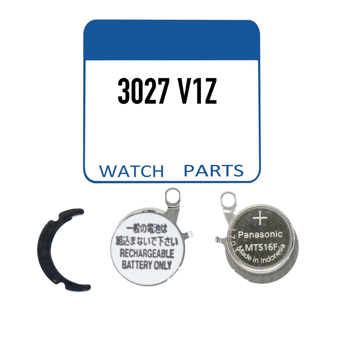 Genuine Seiko Kinetic Watch Capacitor 3027 V1Z Rechargeable