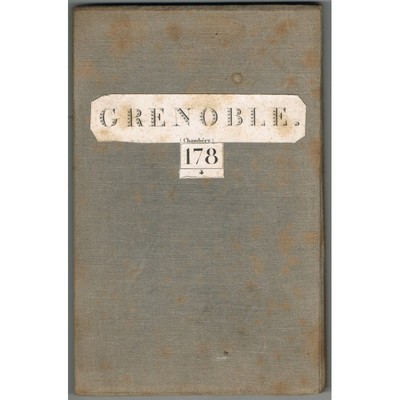 KARTE Generalstab GRENOBLE Nr. 178 Montferra Autrans Sardieux Virieu Le TOUVET 1852