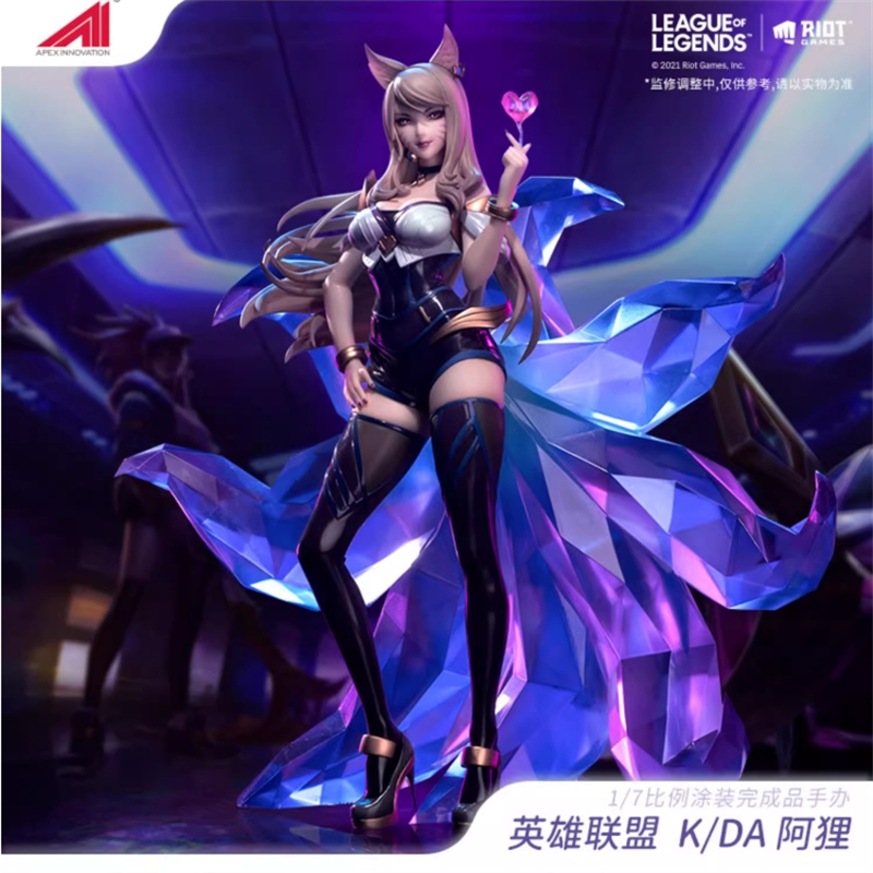 Official 1/6 League of Legends LOL KDA Ahri Figure 9