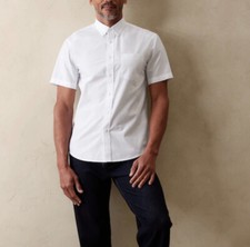NWT BANANA REPUBLIC MEN SLIM SOFT-WASH SHIRTS  Sizes M, L, XL  60