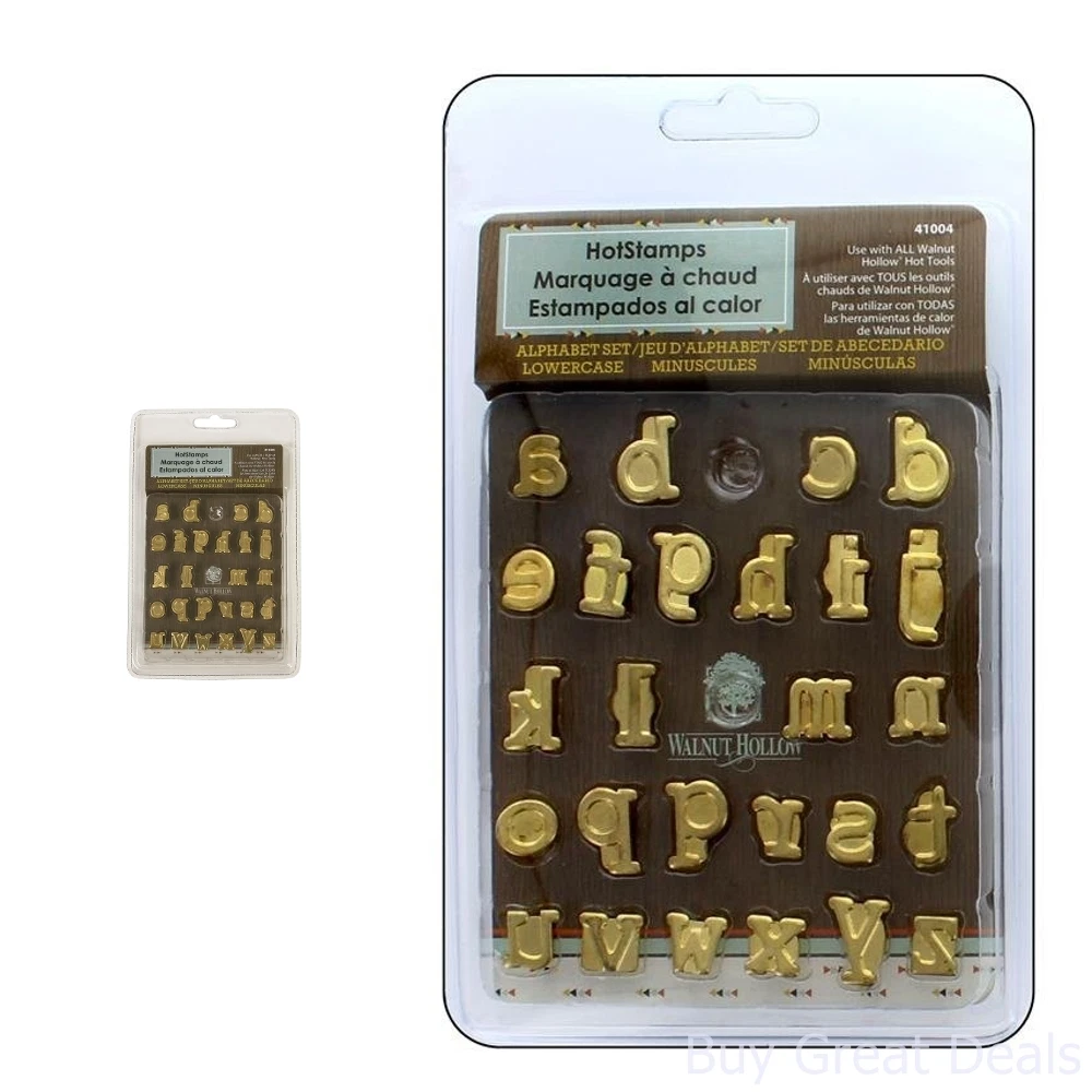 Walnut Hollow Hot Stamps Lower Hotstamps Lowercase Alphabet Set 41004