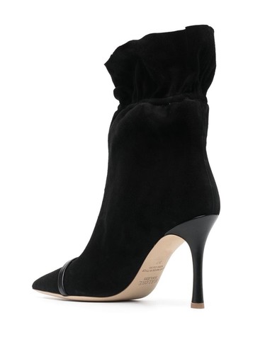 NIB Malone Souliers Fallon 90mm Suede Black Retail $895 - Picture 5 of 10