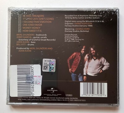 4CD！MERL SAUNDERS-JERRY GARCIA /KEYSTONE Merl Saunders & Jerry Garcia - Live At Keystone[2 LP