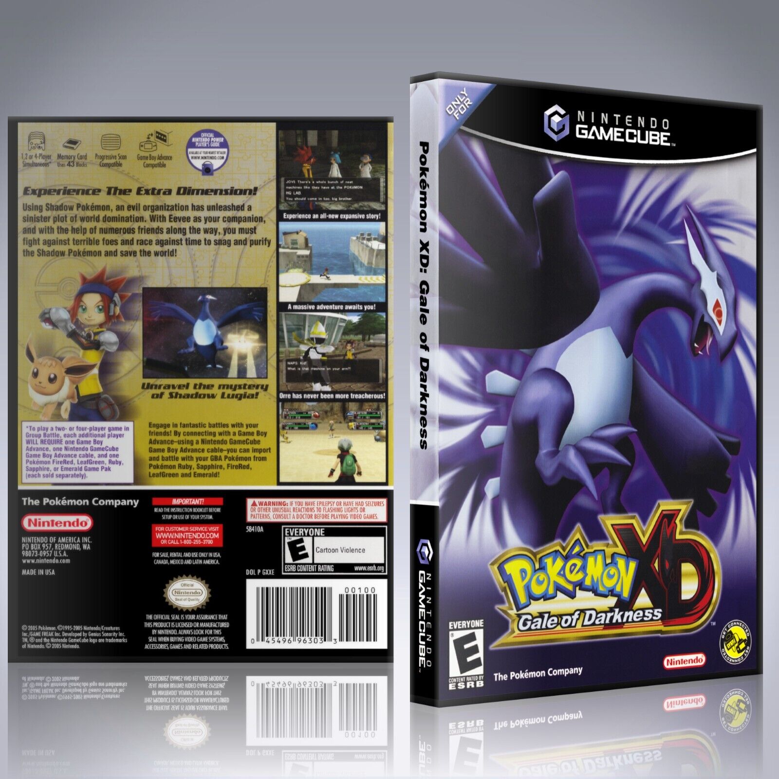 GameCube Replacement Case - NO GAME - Pokemon XD - Gale of Darkness