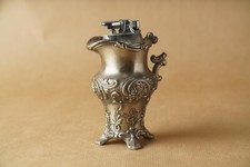 briquet de table gaz vase pichet déco vigne métal étain vintage 1960 1970