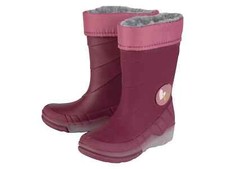 LUPILU Kinder Mädchen Blink Regenstiefel Gummistiefel mit weichem Warmfutter NEU