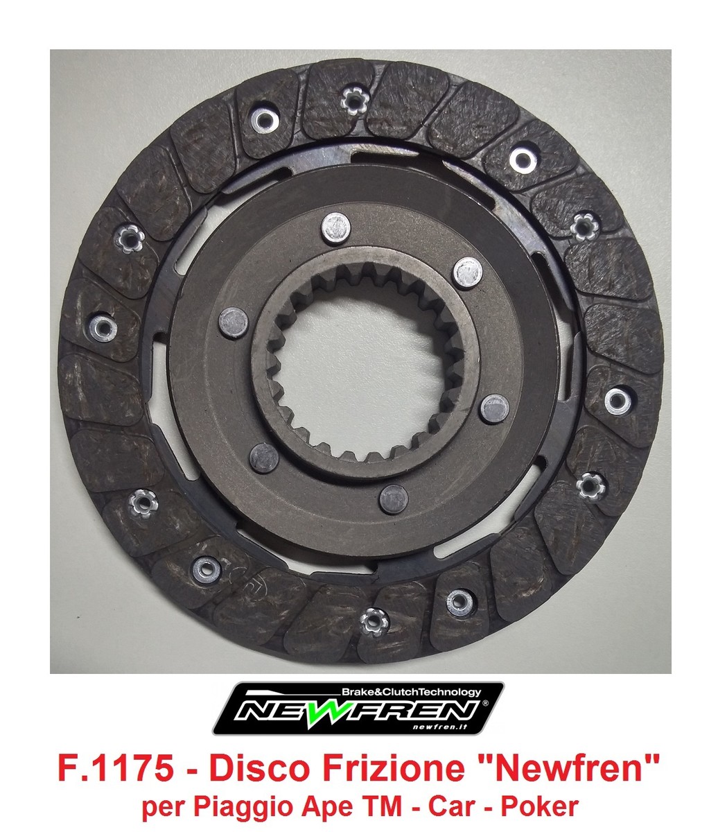 Kit Disco Frizione Newfren F1175K Per Piaggio Ape TM P 703 / P 703 V Diesel - Foto 7