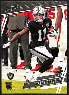 Henry Ruggs Rookie 2020 Chronicles Prestige Rookies Update Henry Ruggs III #312 Rookie ...