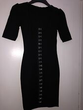 Womens Girls Alternative Style Brand New Black Dress Bodycon Size 4