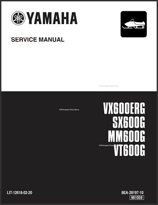 New Yamaha Mountain Max SX600R V-Max 600ER Venture 600 Service