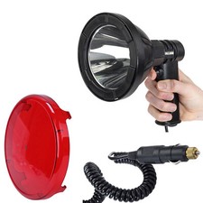 GunTuff 12v 110mm LED Hunting Lamp Shooting Light Spot + Red Filter