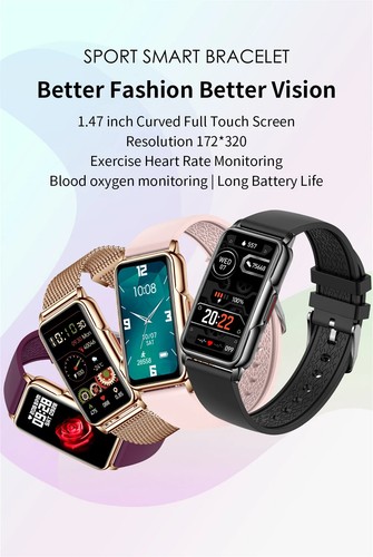 Ladies Smart Watch Women Luxury watches Fitness Tracker Smartwatch Smart Watch - Picture 7 of 30