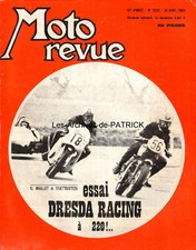 MOTO REVUE 1929 DRESDA 650 Racing DUNSTALL MALANCA Coupe Eugène Mauve 1969