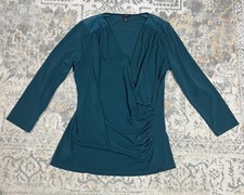Ann Taylor emerald green Blouse Top Women s Size S