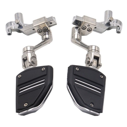 3-Way Highway Peg Mounts W/Twin Rail Footrest For Honda Gold Wing GL1800 2018-up - Picture 8 of 10