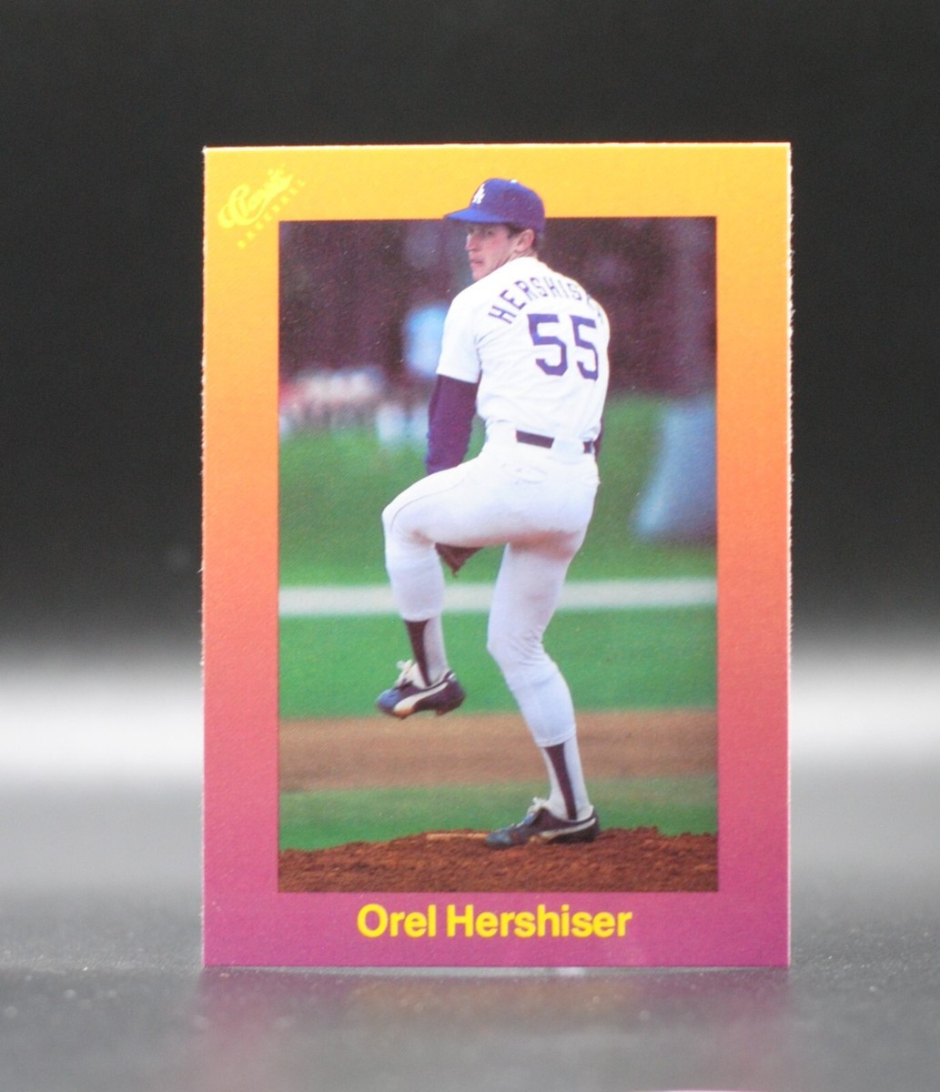 1989 Classic Travel Orange OREL HERSHISER Card #105 Los Angeles