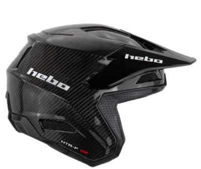 Hebo ZONE K3 CARBON Trials Helm in Glanzlackierung