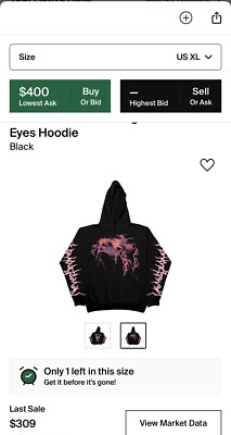 Vlone x Never Broke Again Eyes Hoodie Black | eBay Vlone x Never Broke Again Eyes Hoodie Black | eBay