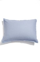 Nordstrom At Home-terra Standard Shams X 2- Blue- Cotton/linen- Nip Nordstrom At Home-terra Standard Shams X 2- Blue- Cotton/linen- Nip