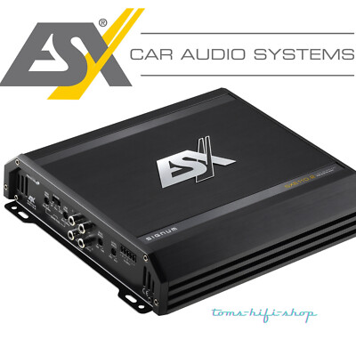 ESX SXE-100.2 2-Kanal Verstärker 440 Watt Auto Endstufe Signum brückbar