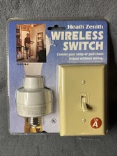 Heath Zenith Basic Solutions Wireless Switch And Socket Lamp SL-6138-I New