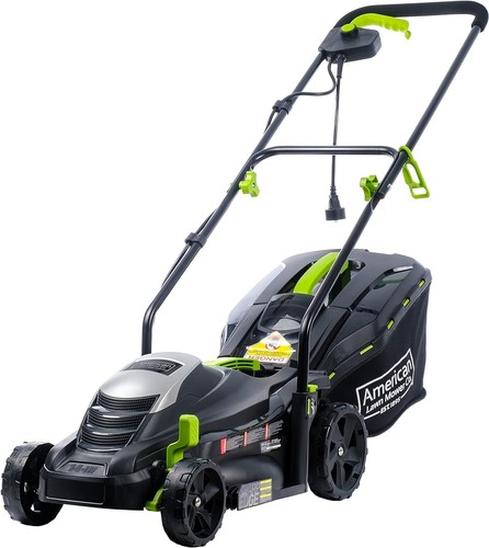 Low-Maintenance Corded Lawn Mower with Adjustable Handle - Clean & Quiet Mowing - Picture 3 of 11