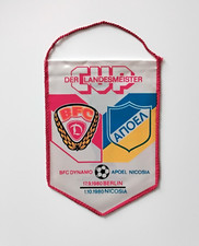 Fußball Wimpel DDR  BFC Dynamo Berlin  Apoel Nicosia EC CUP 1980