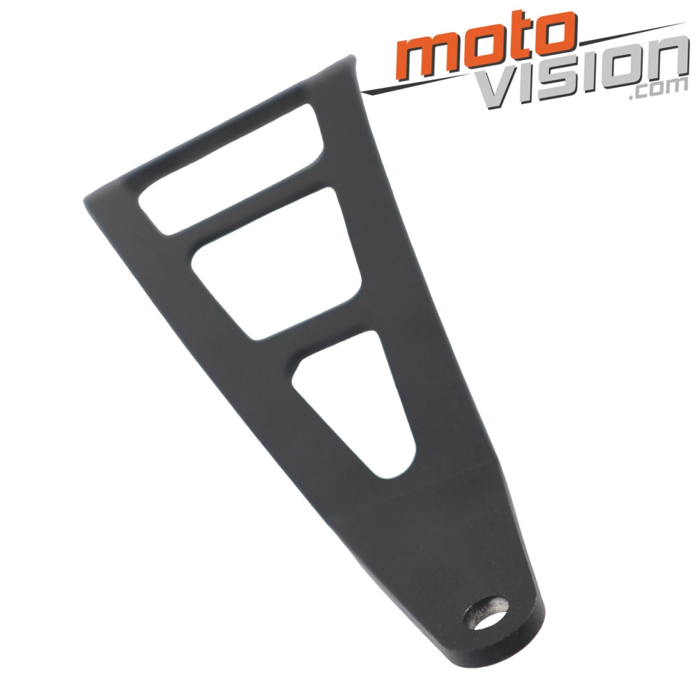 Support pot échappement acier noir pour moto Kawasaki ZX4R 2024