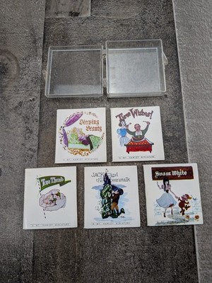 Mt. Hawley Publishing set of 5 miniature books Snow White Sleeping Beauty 