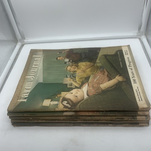 Vintage Lot Of (5) 1952 Farm Journal Magazines